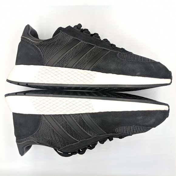 Adidas Originals Men's MarathonX5923 Running Sneakers Black and White - Picture 4 of 8